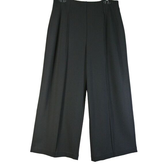 NEW SPANX THE PERFECT WIDE LEG PANT In BLACK 20947R Size Large - Picture 4 of 6